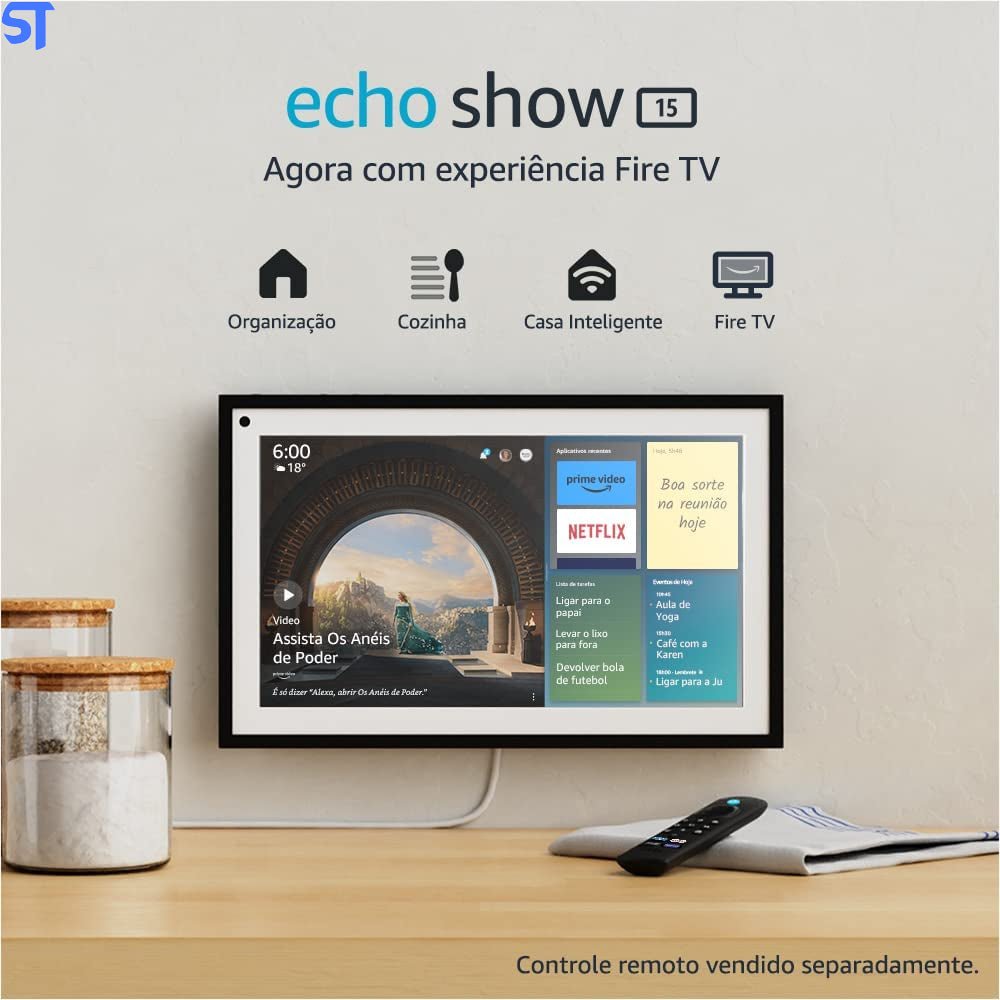 Echo Show 15: Smart Display Full HD de 15,6
