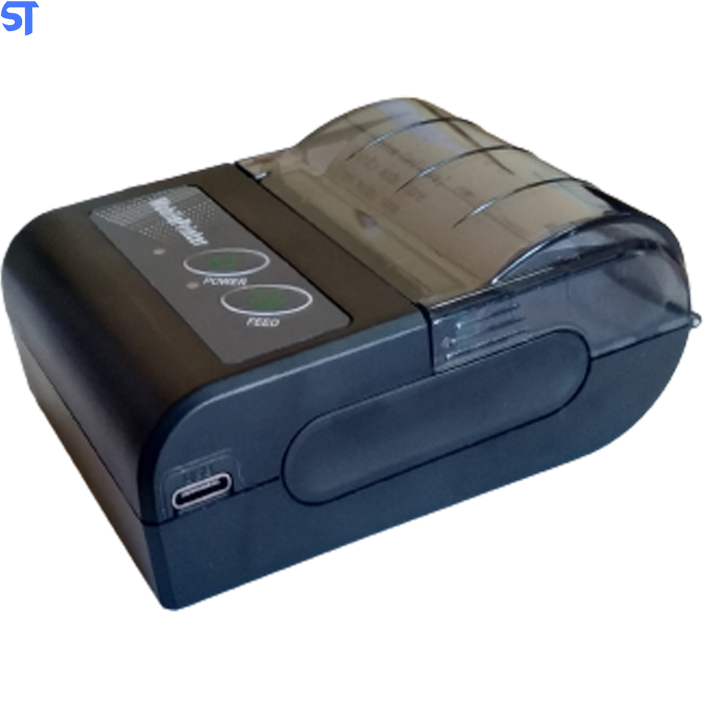 Impressora Térmica 58mm Mini Bluetooth Portátil Sem Fio Com Bolsa De Cintura MobilePrinter