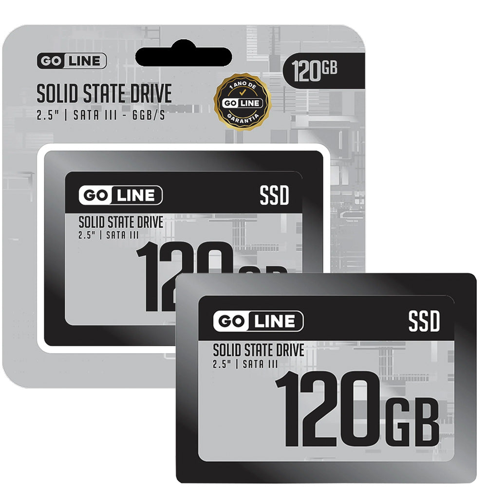SSD Goline 120GB  Preto  SATA 3.0  2.5