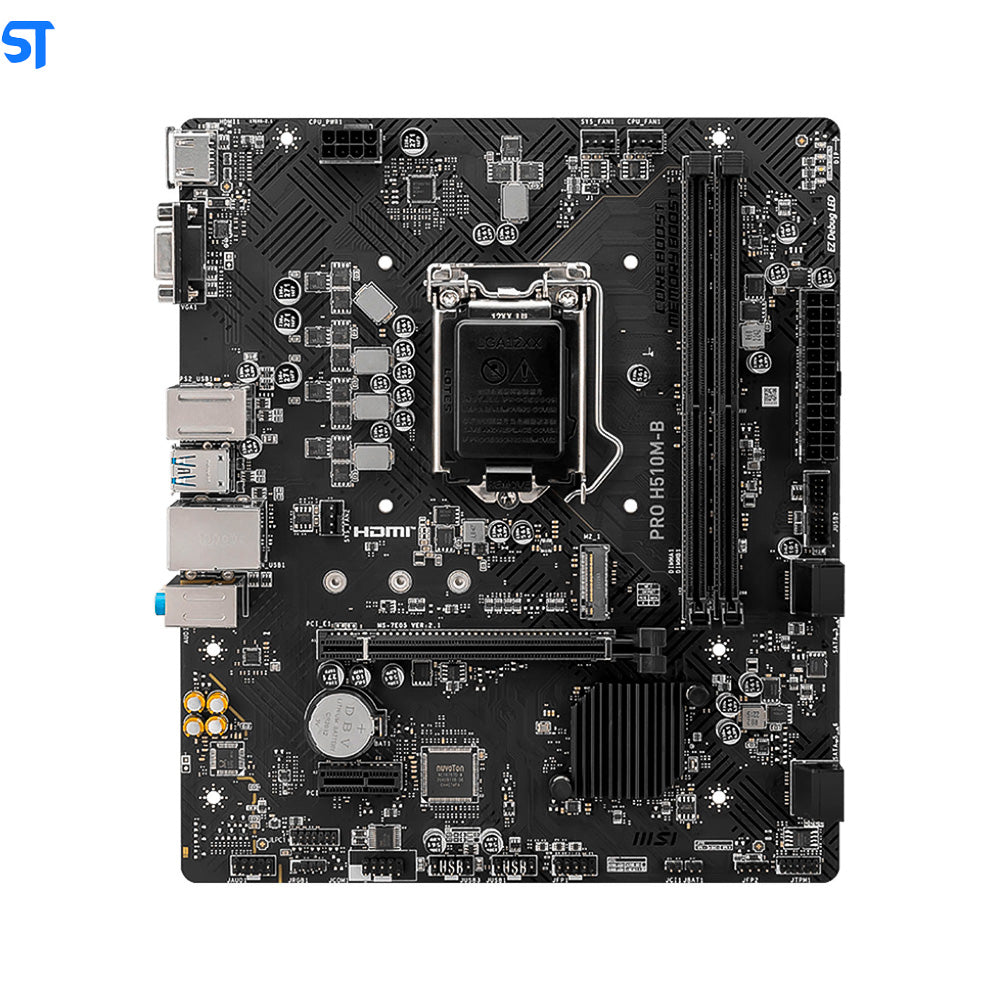 Placa Mãe MSI Pro H510M-B Socket LGA 1200 / VGA / DDR4