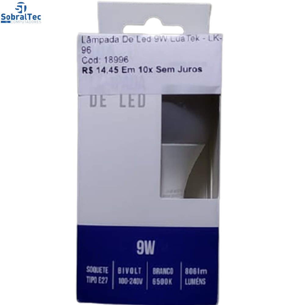 Lâmpada De Led 9W LuaTek - LK-BF-96