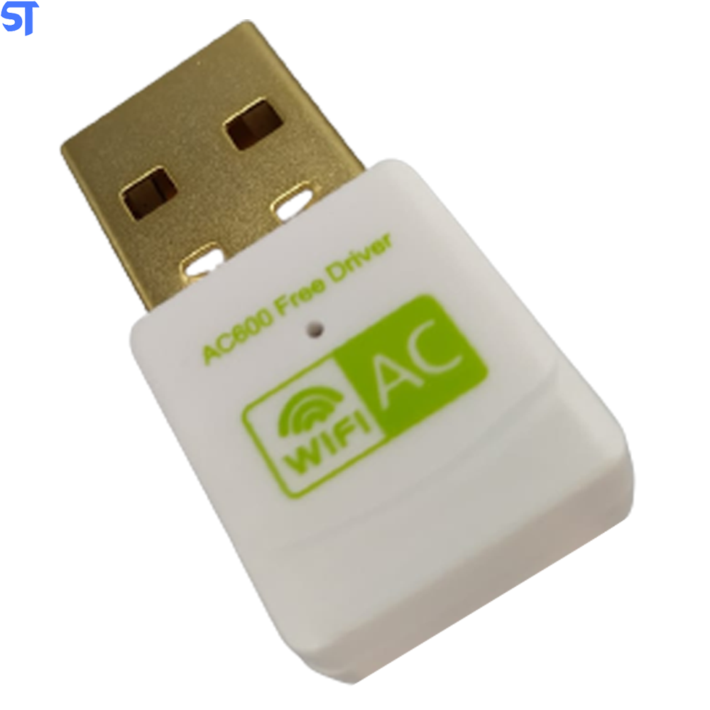 Adaptador Wifi Usb 2.0 Dual Band 2.4 e 5ghz 600 Mbps - Easyidea- Branco