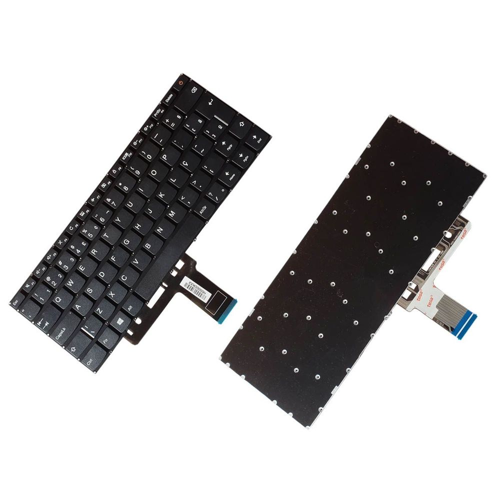 Teclado Notebook Lenovo Ideapad 110-14ibr Part Number PK131191A28 - Preto