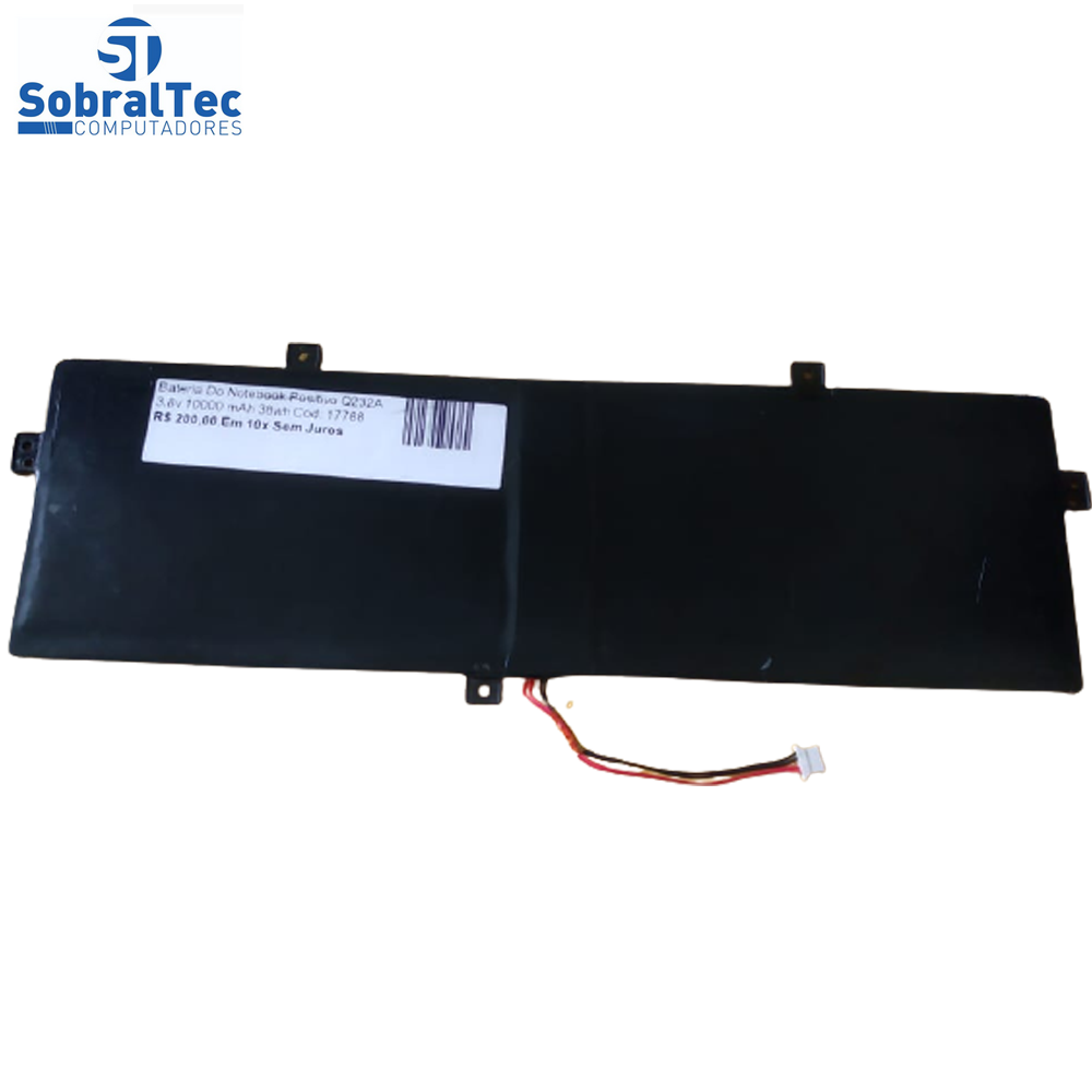 Bateria Notebook Positivo Q232A 3.8v 10000 mAh 38wh