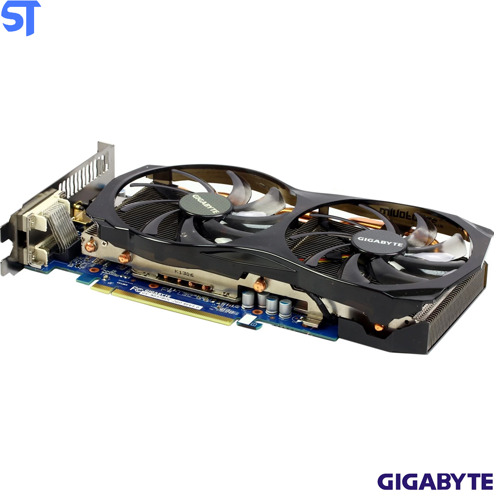 Placa de Vídeo GIGABYTE GV-N65TBOC Rev: 1.0-1GD 192Bit GDDR5 GTX650Ti