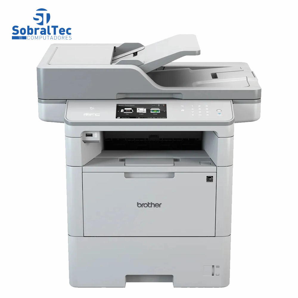 Impressora Multifuncional Laser Monocromática Wifi 110V Brother MFCL6902DW