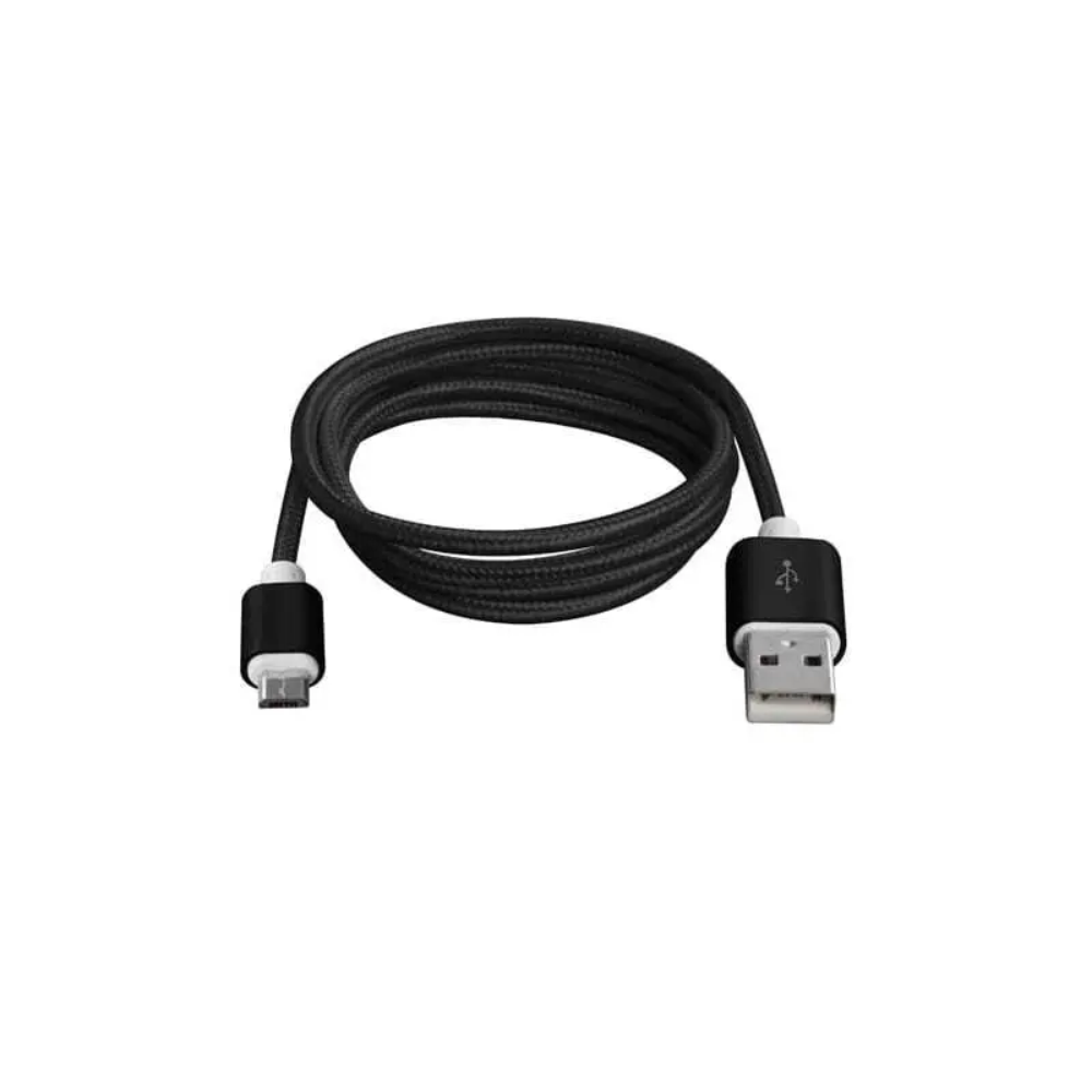 Cabo Usb x Micro USB V8 Trançado Para Celular Cores Variadas