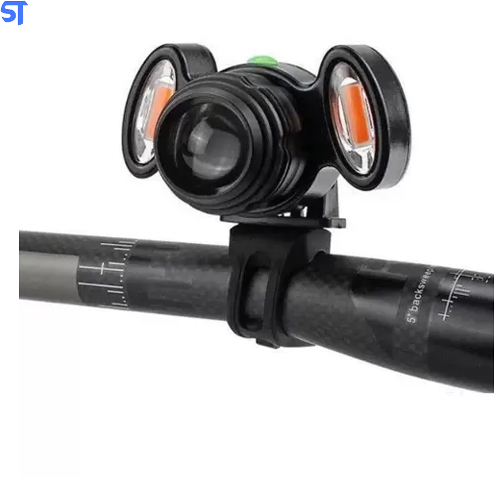 Lanterna Kaipitan Para Bicicleta Led Branco Recarregável - BL-658