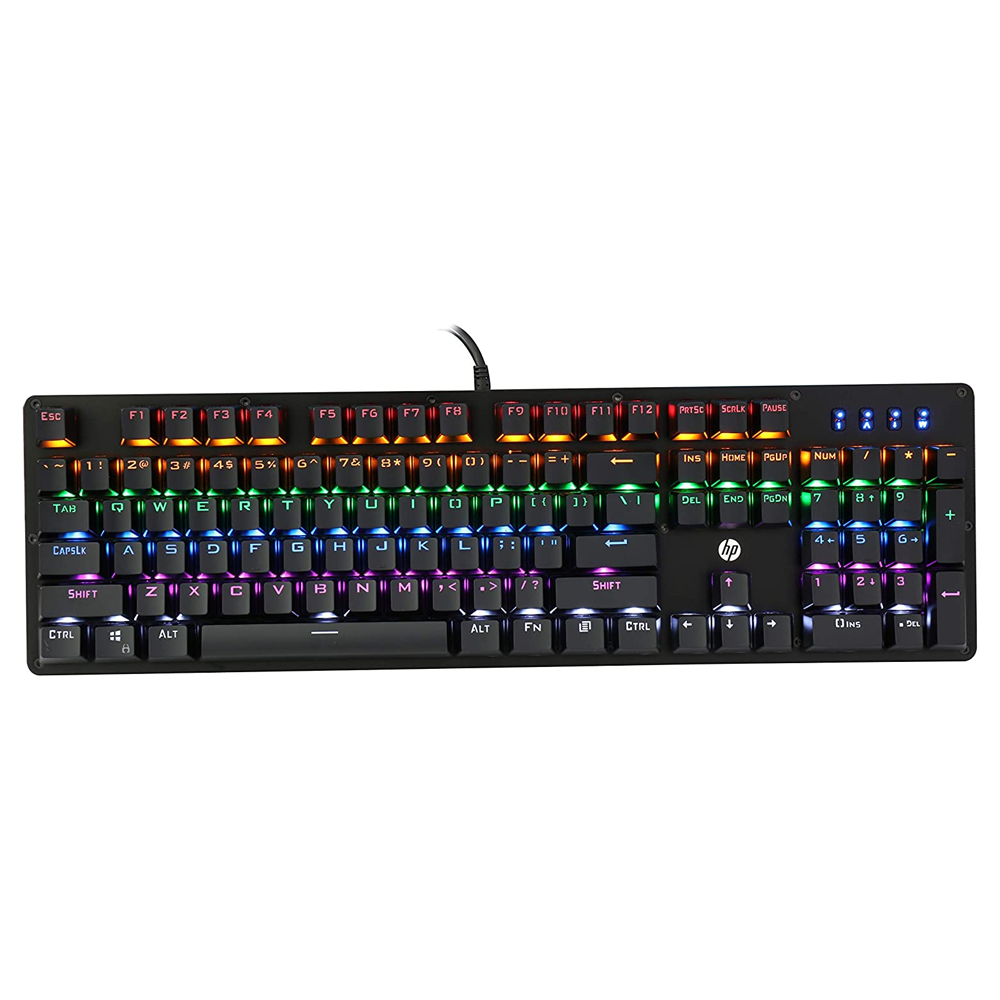 Teclado USB Gamer Mecanico GK100 LED HP