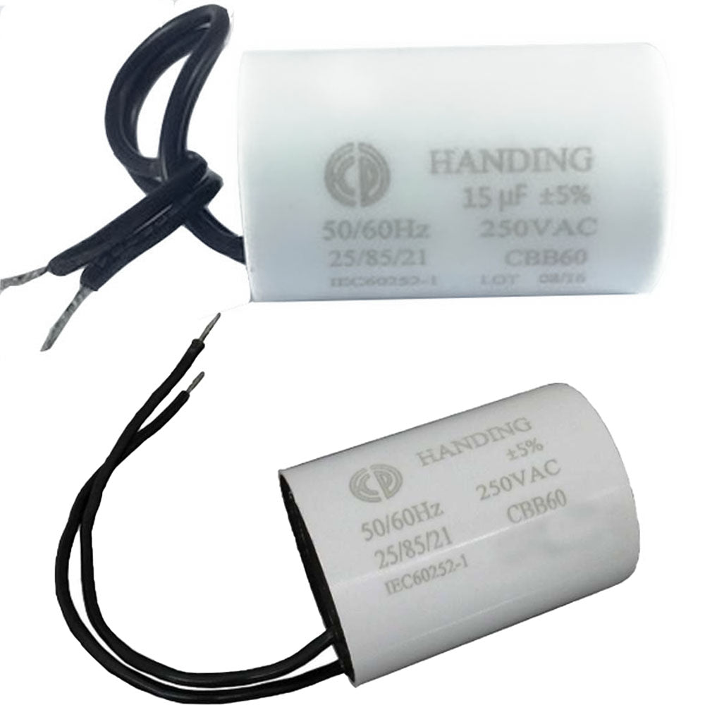 Capacitor  De Motor de Portão Automático 15Uf 250Vac