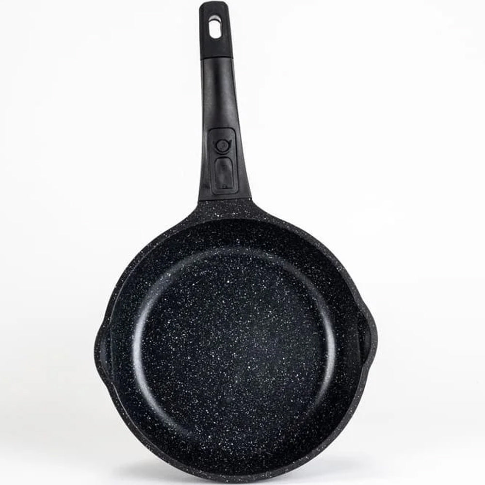 Conjunto de Panelas 4 Peças - Frigideira Wok 24cm + 3 Panelas 20cm, 24cm e 28cm + Tampas Frigigold