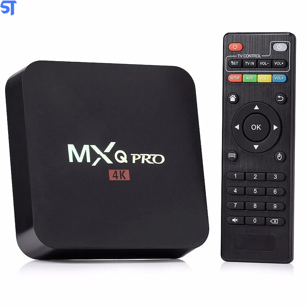Tv Box MxQ Pro Android 9.0 Ultra Hd 4K Quad Core Mem 2Gb 16Gb