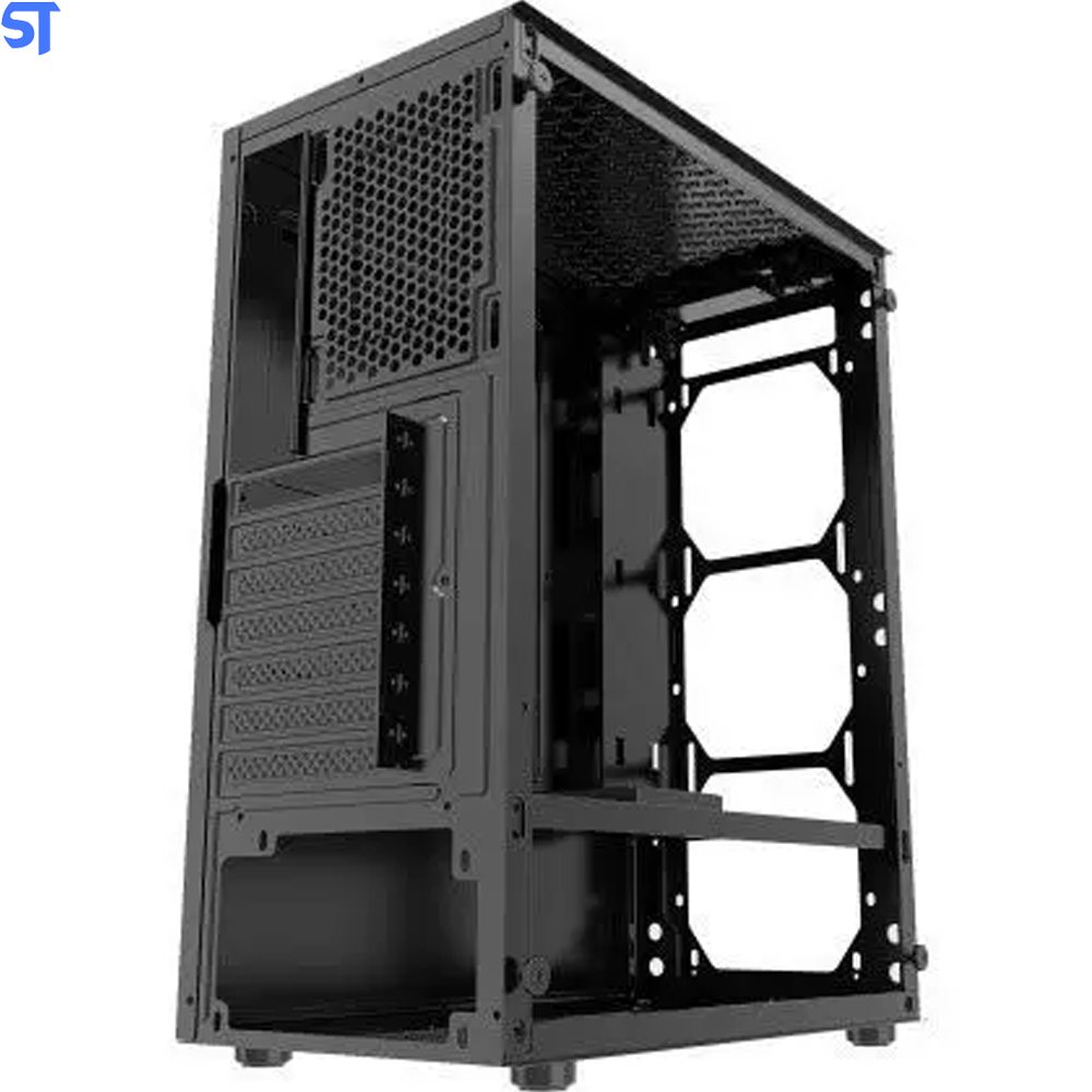 Gabinete Gamer Bg-033w Branco Bluecase Sem Fonte / Led Rgb / Usb 3.0