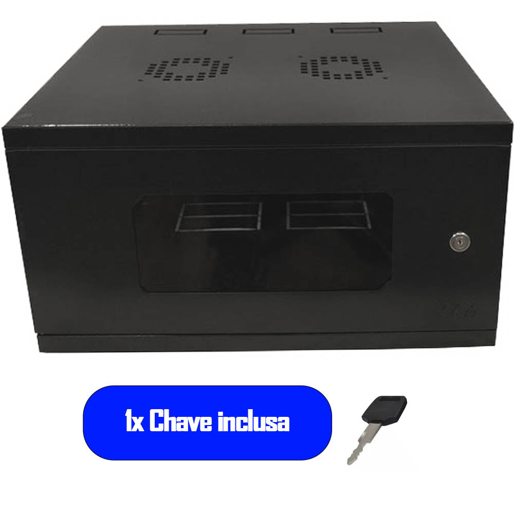 Rack 19 05U X 470Mm Acr Solda Parede Max Eletron Preto 3508