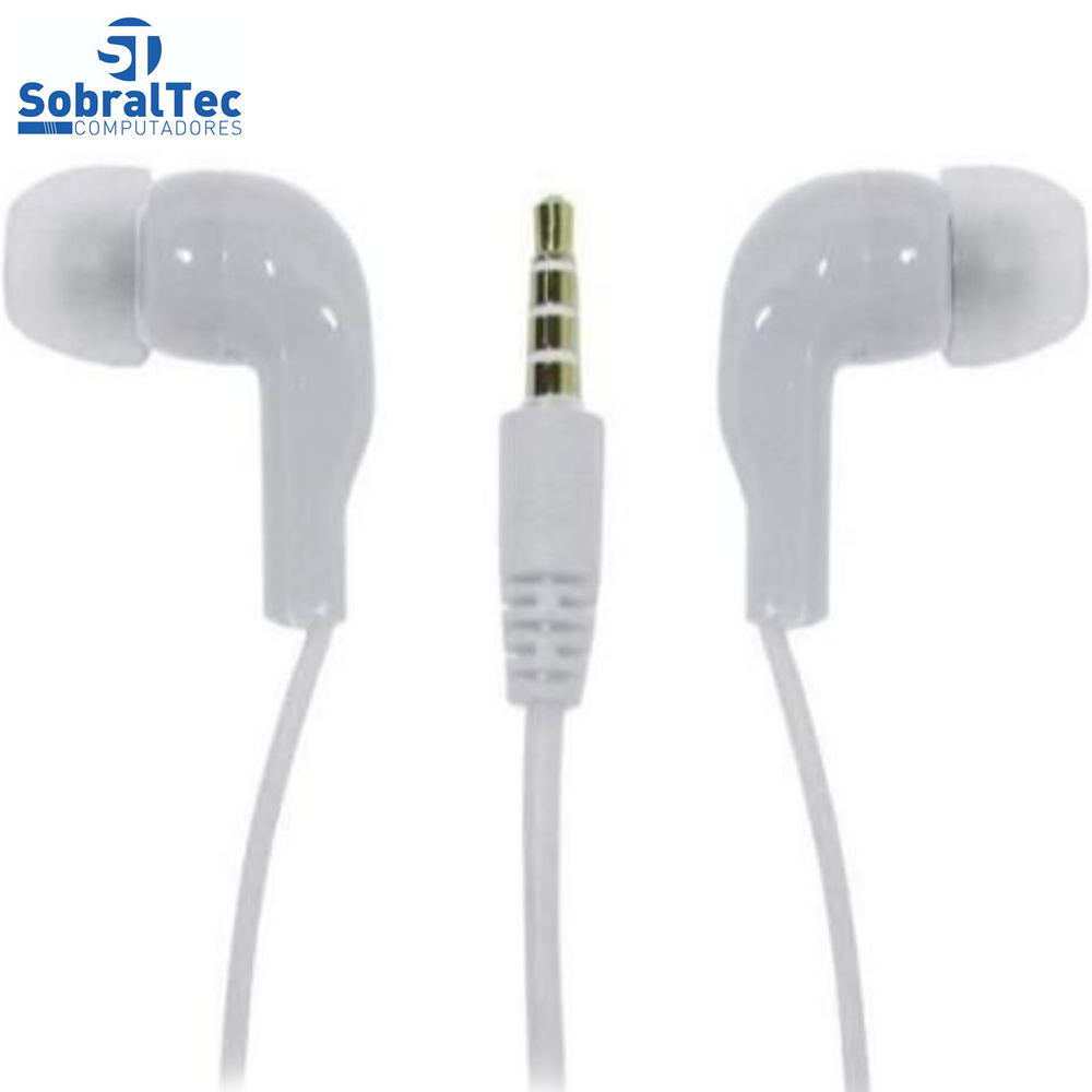 Fone De Ouvido Intra-Auricular Com Microfone PmCell Slim Fo-13