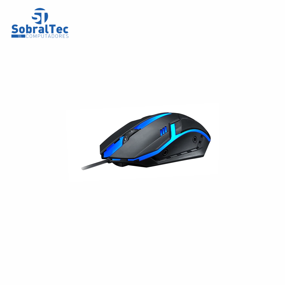 Teclado Gamer com Mouse TF200 USB Gaming Ergonômico Multimídia Rainbow LED Backlight