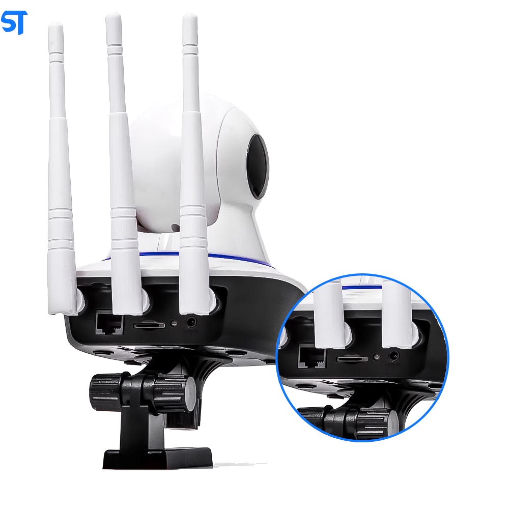 Camera Ip Wifi 360 Graus Com Visão Noturna e Microfone Ípega KP-CA127