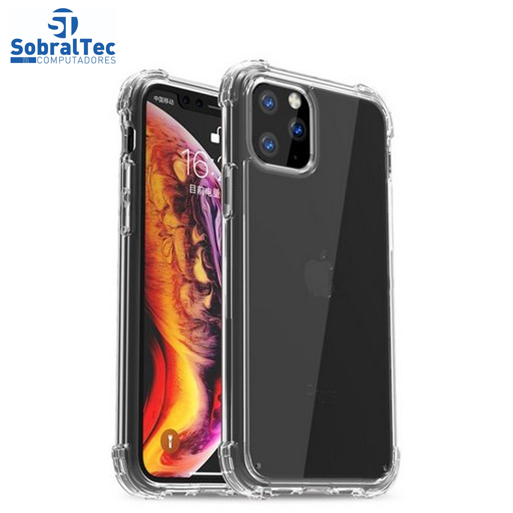 Case De Silicone Transparente Anti impacto para iPhone 12 Pro