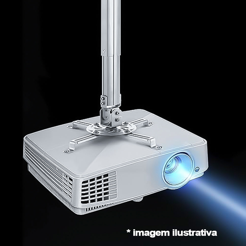 Suporte de Teto para Projetor ELG PRO1100W até 13.5Kg Branco