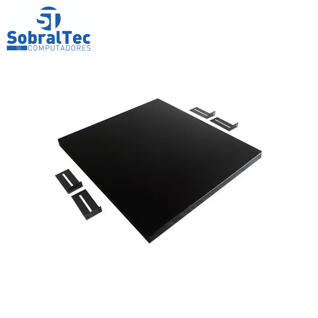 Bandeja Fixa 4 Pontos 1UX550MM- Para Rack 19 550MM