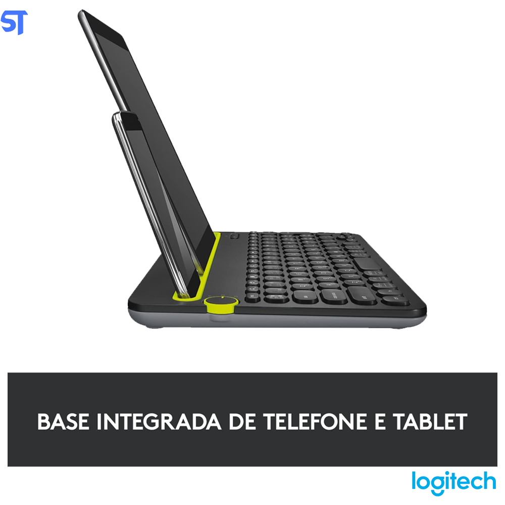 Teclado Bluetooth Multi-device Para Computadores, Tablets E Smartphones - Logitech - K480