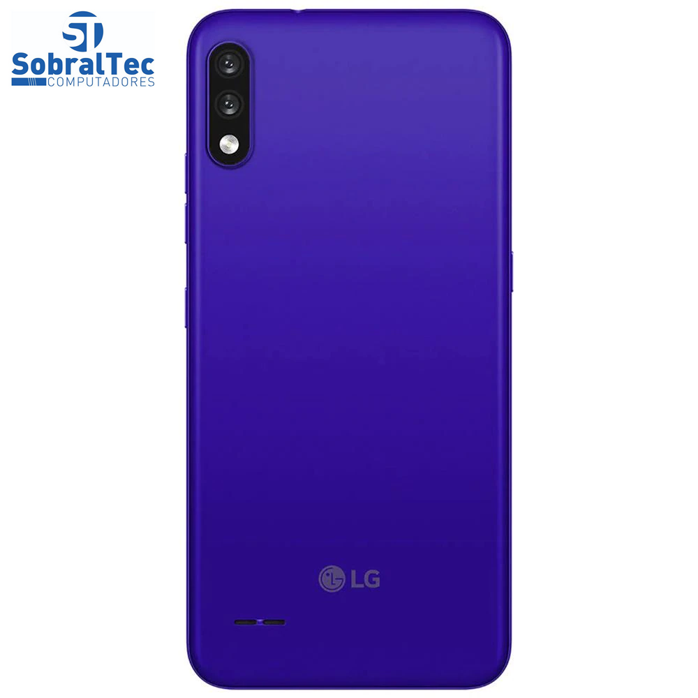 Smartphone LG K22+ Azul 64GB, Tela de 6.2”, Câmera Traseira Dupla, Android 10, Inteligência Artificial e Processador Qua