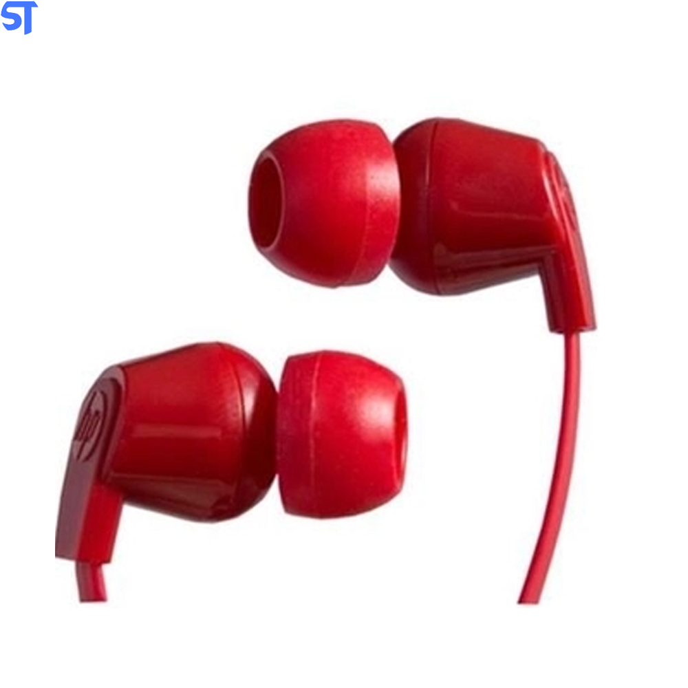 Fone de Ouvido Intra-Auricular Hp H100 In-ear Stereo Plug P2 3,5mm Vermelho