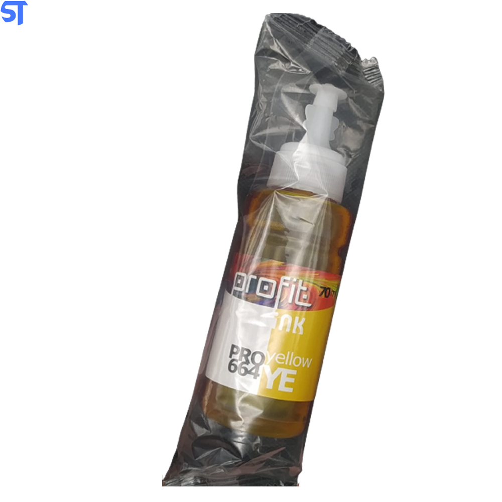 Refil Tinta Corante Epson-Hp Et 365-664 Profit Amarelo 100ml