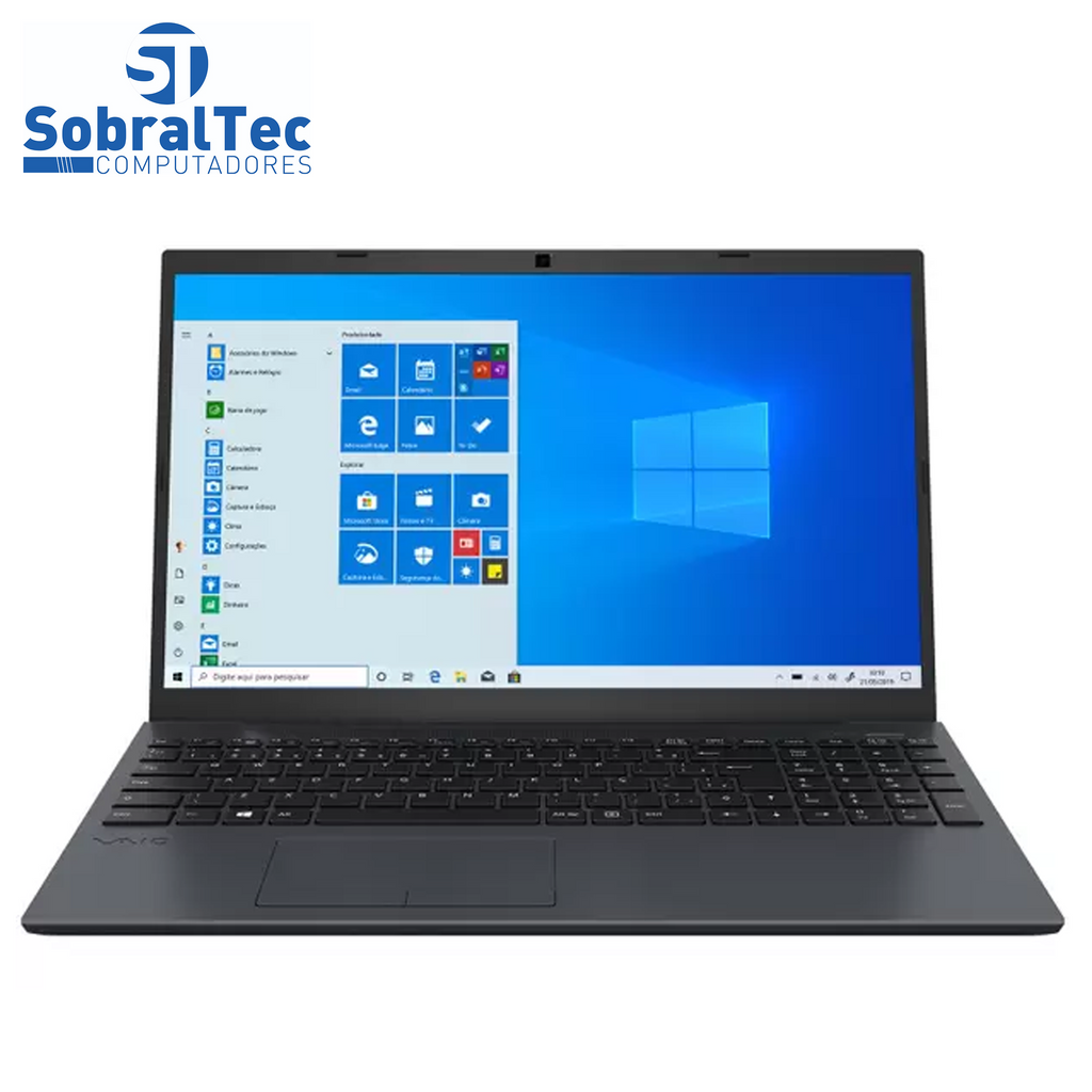 Notebook Vaio Intel Core i5 - 8GB 256GB SSD 15,6” Windows 10- FE15 VJFE51F11X-B0811H Semi Novo