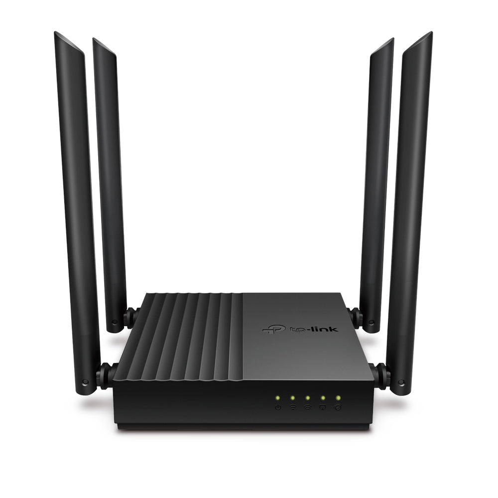 Roteador Wireless TP-Link Archer C64, Padrão Ethernet AC, 1267 MBPS, Bandas duplas 2.4 GHz e 5 GHz, 4 Antenas