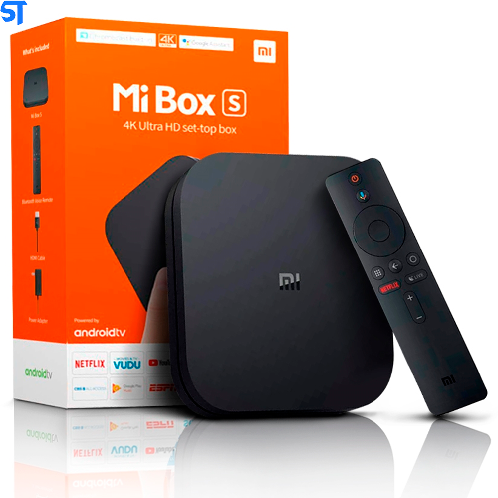 Tv Box Mi Box S Xiaomi Ultra Hd 4k Hdmi-Usb-Wifi M19a-Mdz-22-ab