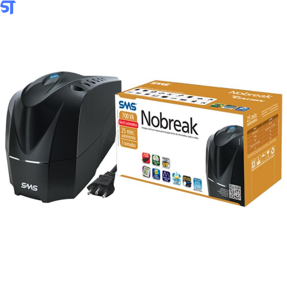 Nobreak Bivolt 700VA Sms New Station NT