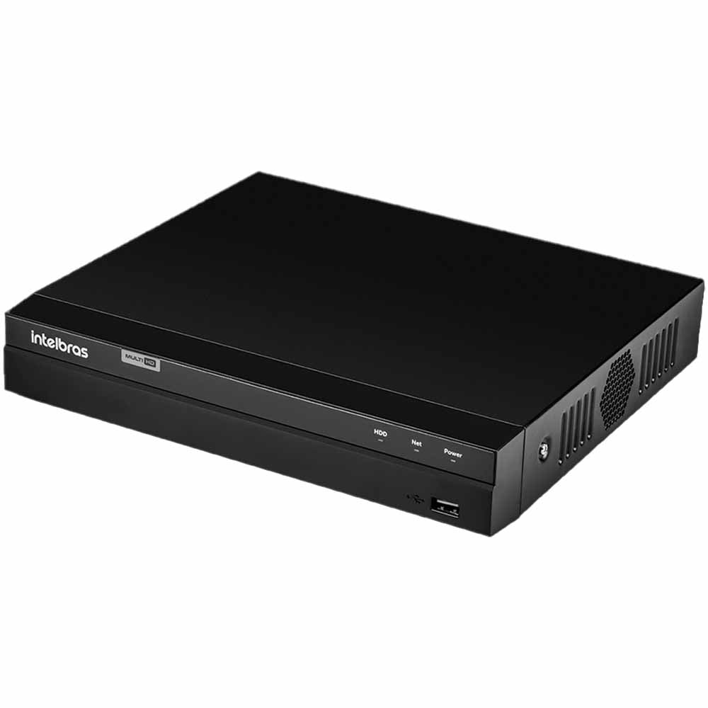 DVR Intelbras MHDX 1216 Gravador Digital 16 Canais Multi HD
