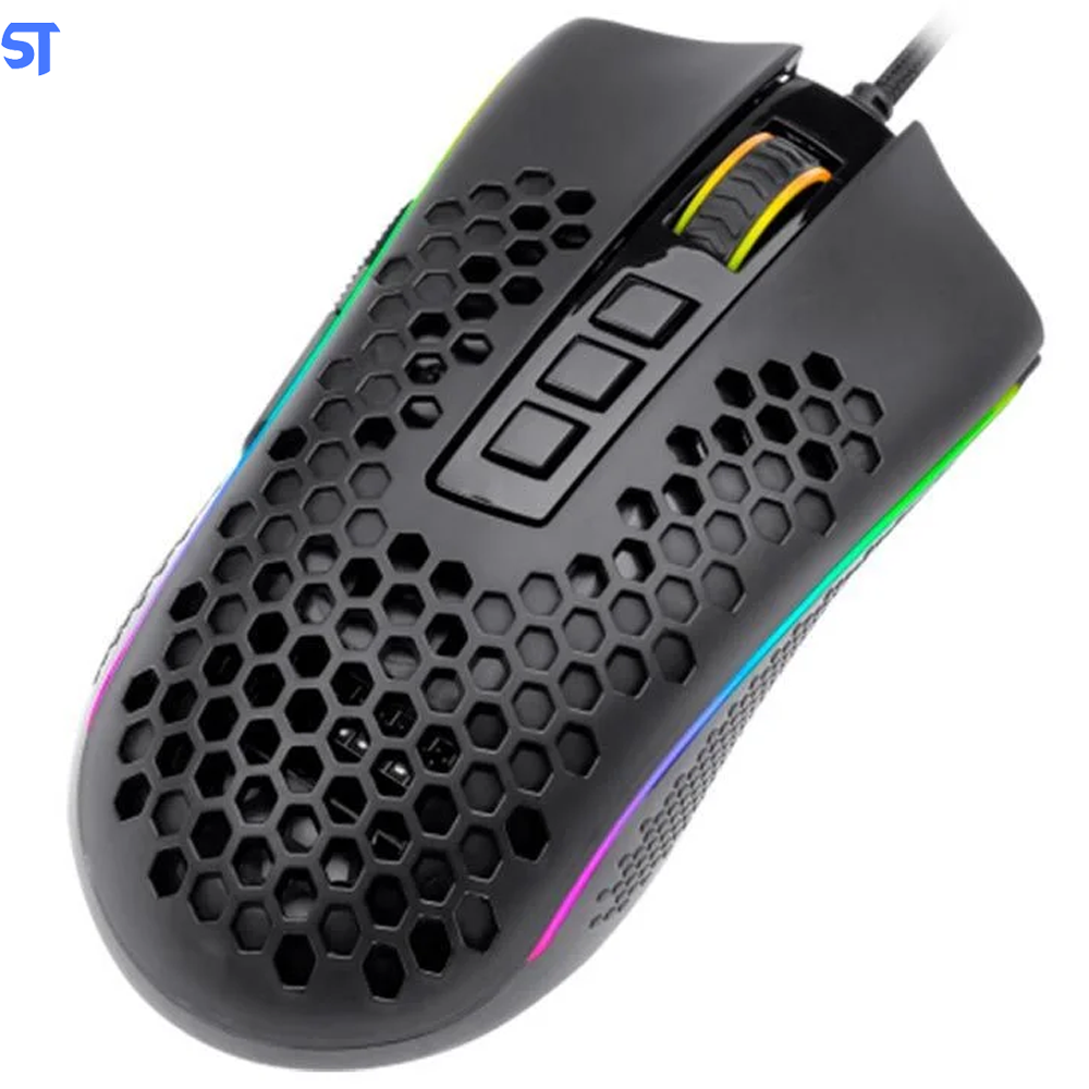 Mouse Gamer Redragon Storm Elite, RGB, 8 Botões, 16000 DPI - M988-RGB