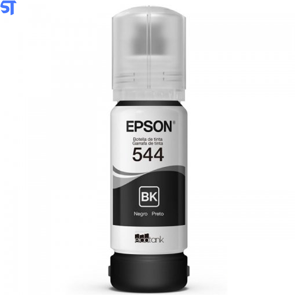 Kit Refil de Tinta 4 Cores Epson 544-Preto/Amarelo/Cyan/Magenta- Original Para L3110/L3150/L3250