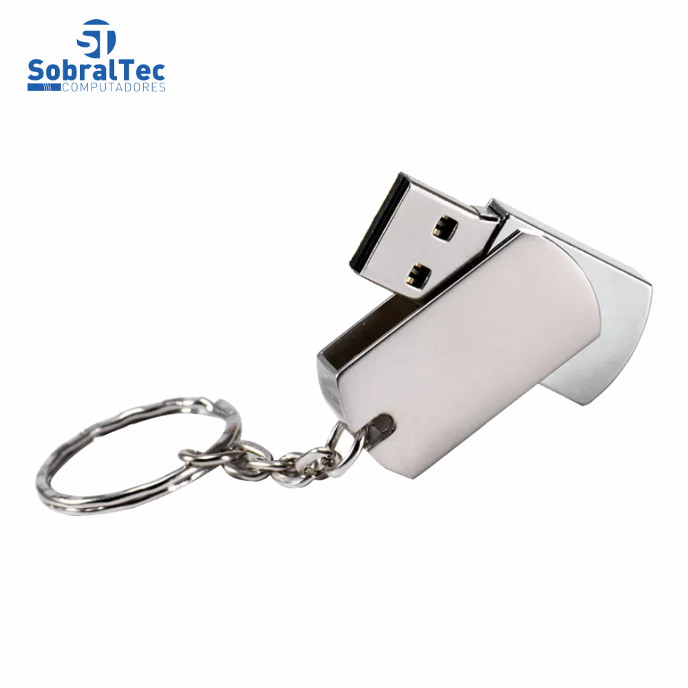 Pen Drive 16Gb Usb 2.0 Design Em Metal Plug And Play Super Duoduo