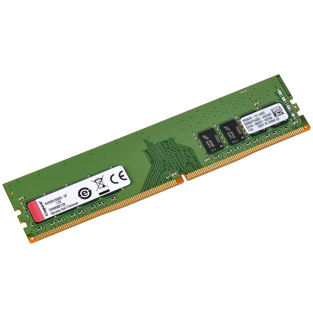 Memória Ram Desktop 8GB DDR4 2666MHz Kingston KVR26n19S8/8