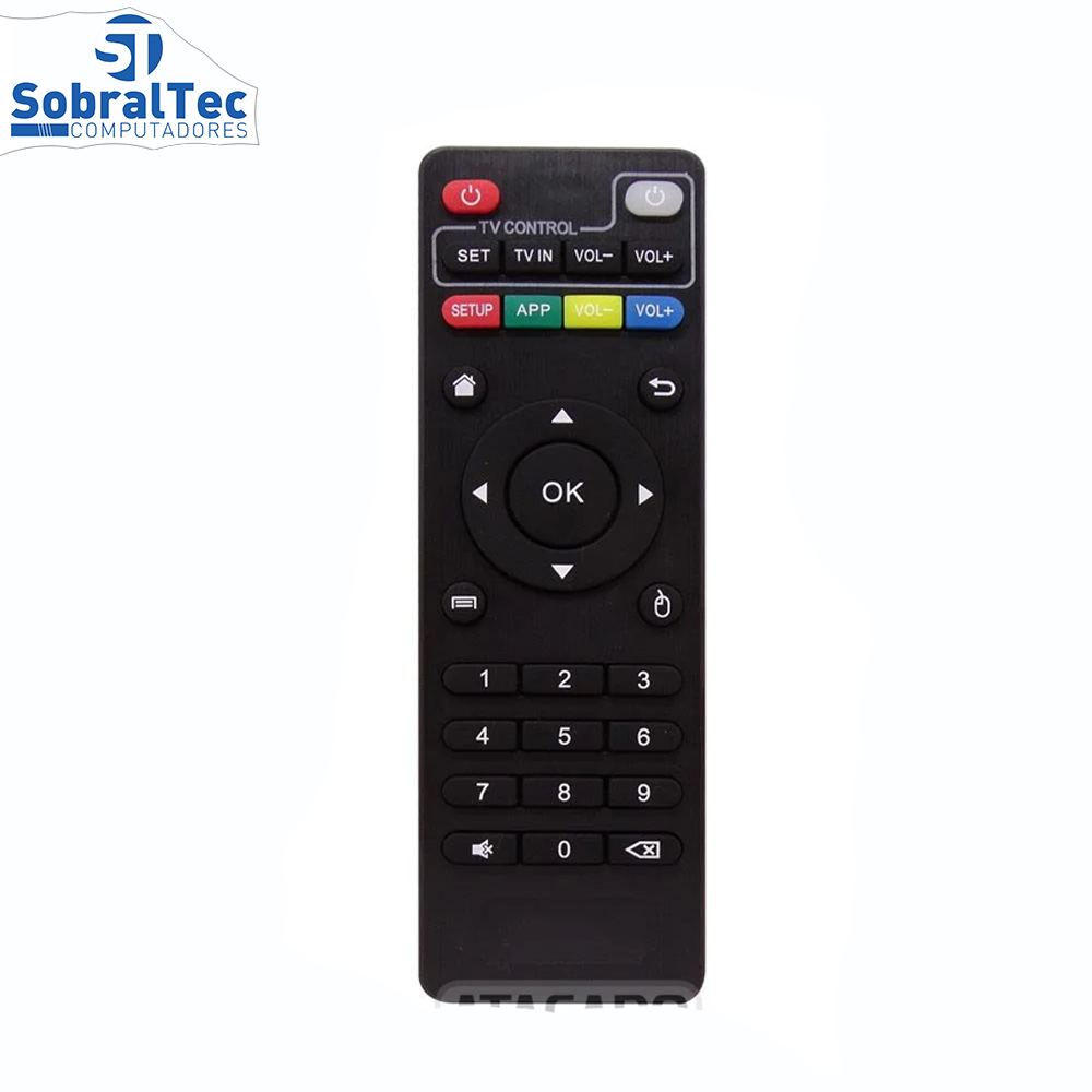 TV Box RPC 8K 32GB / Memória RAM 4GB / Android 9.0 - Preto