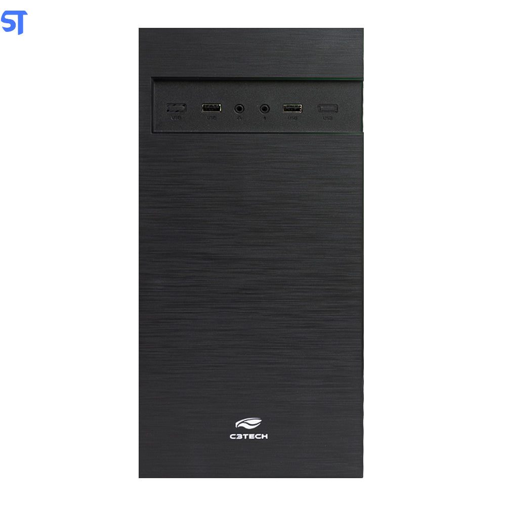 Gabinete Micro-ATX MT-32BK Com Fonte 200W C3Tech