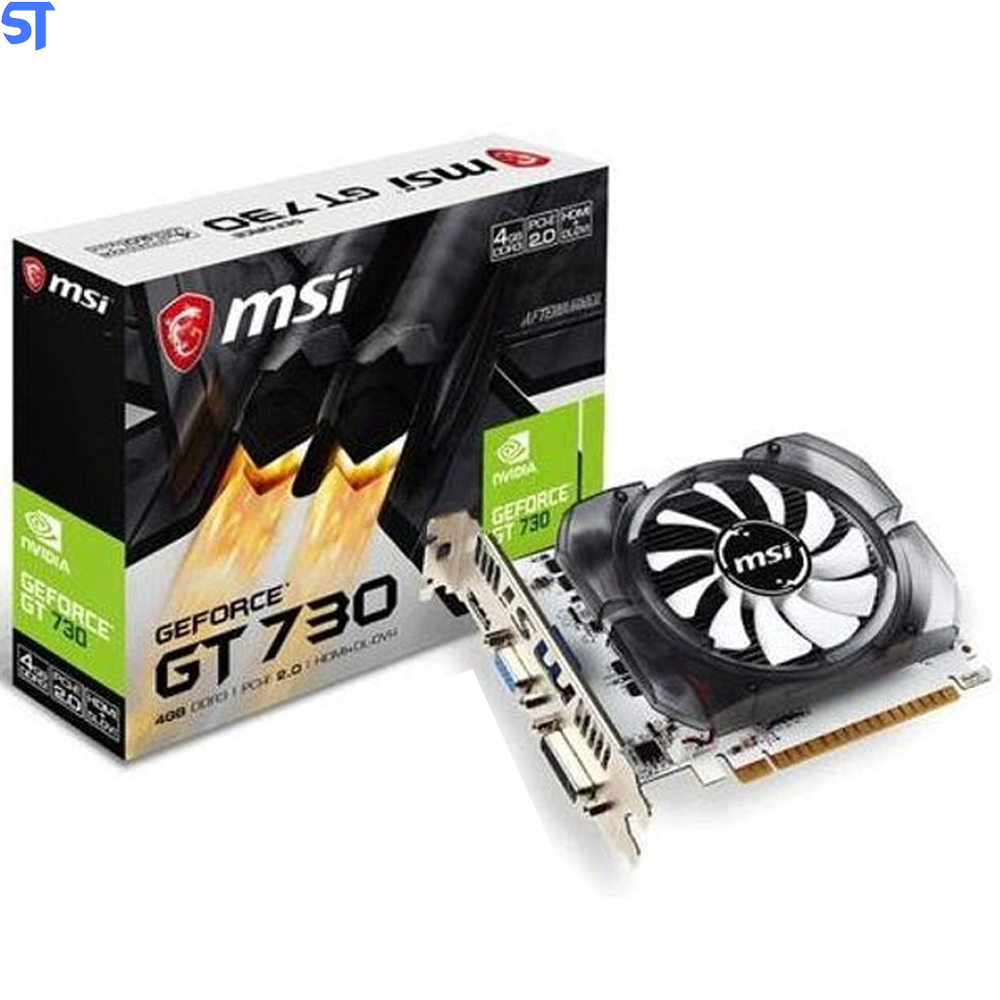 Placa de Vídeo 4GB Msi GT730 Afterburner Ocv1 1006mhz 64bit Ddr3-Vga-Dvi-Hdmi N730k-4gd3/Ocv1