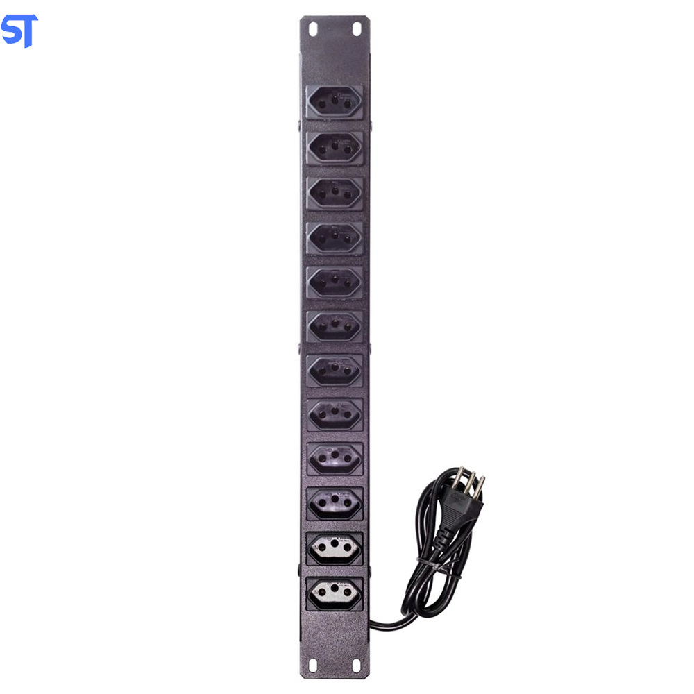 Régua Rack 19 Com 12 Tomadas 1MT 20A  - Emplac