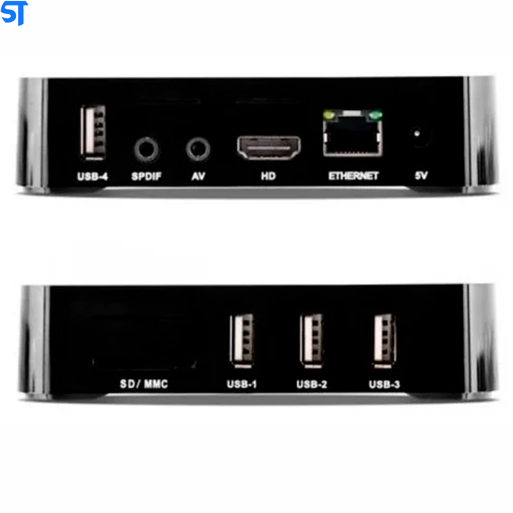 Tv Box Android MxQ Pro 4K 4Gb Ram 32Gb Memória Cpu 64Bit Com Controle