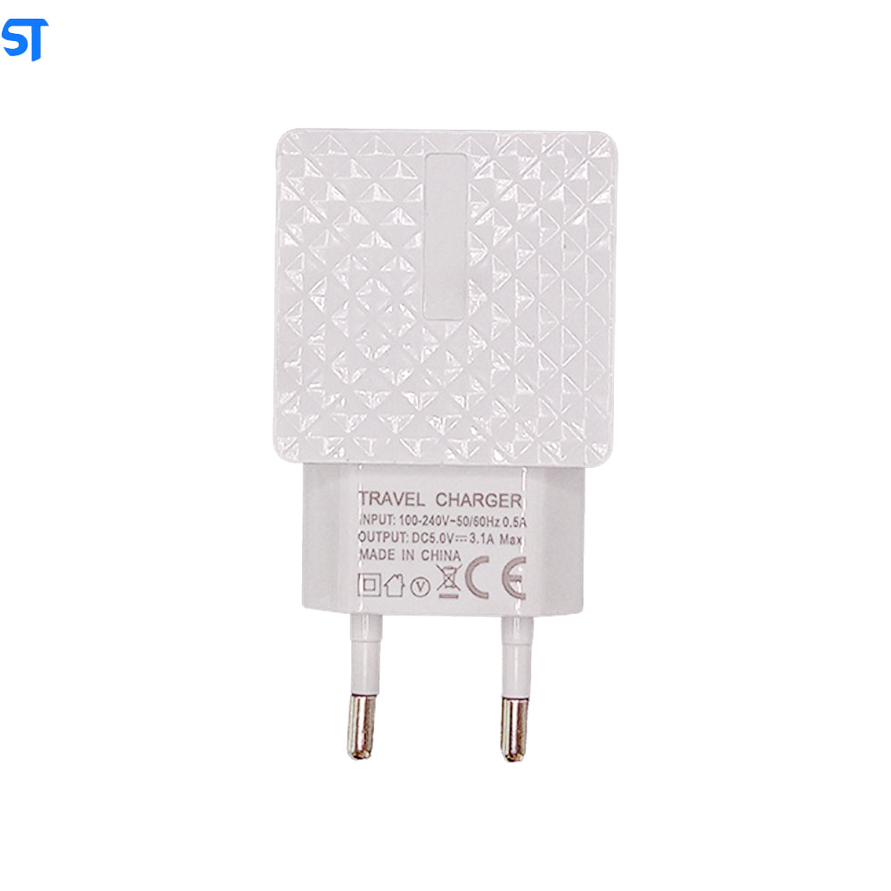 Carregador Smart Charge Com 2 Portas USB 1M 3.1A AL-5013 - Altomex