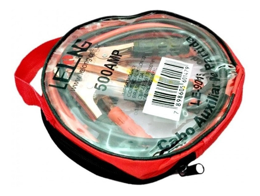 Cabo Auxiliar de Partida ( Chupeta ) 500amp Lelong LE-9015