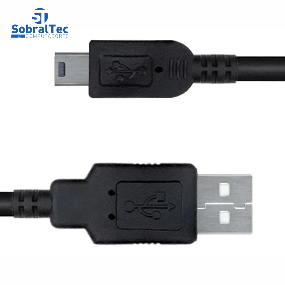 Cabo V3 Macho Para Usb 2.0 Macho 1Mt Dados e Carga