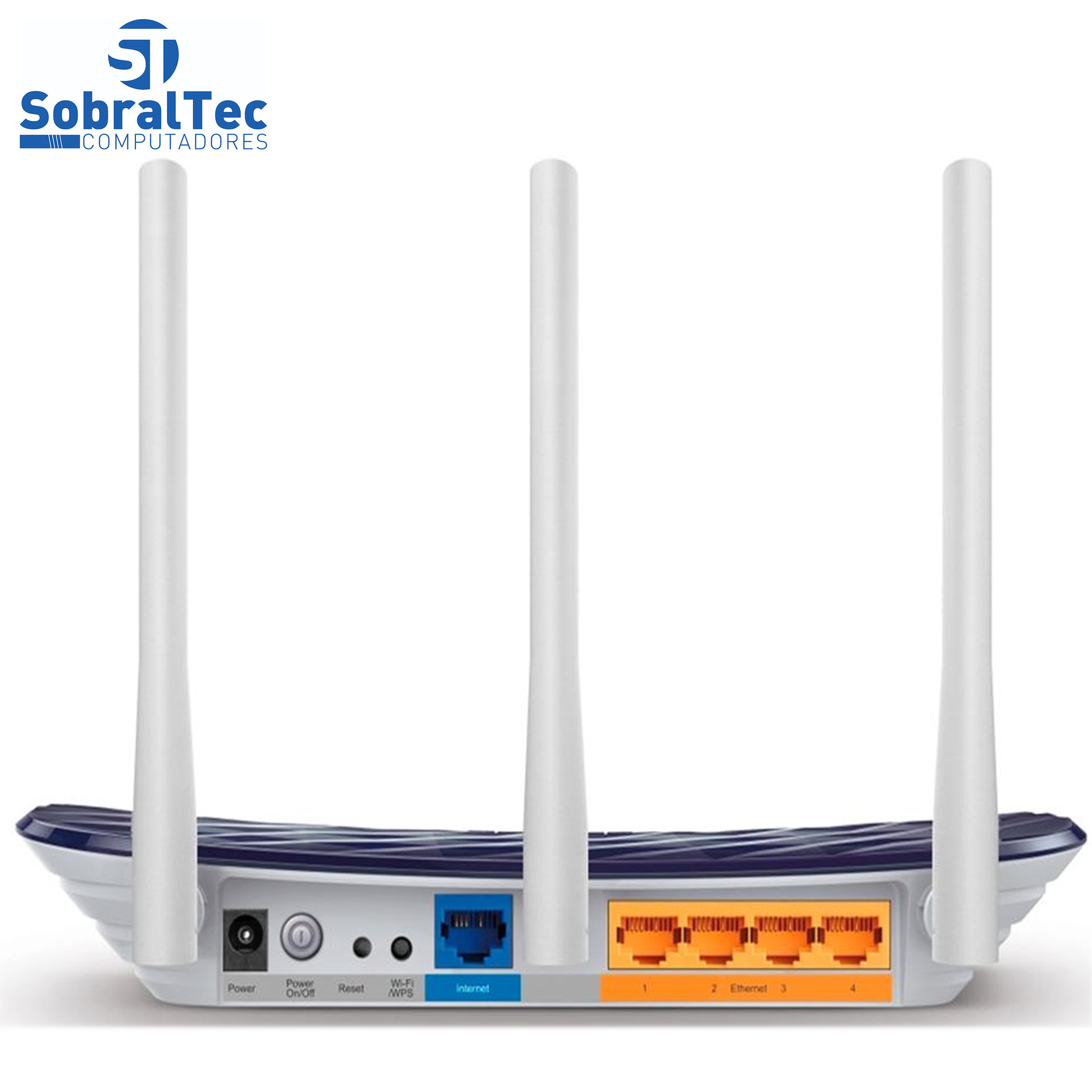 Roteador TP-Link Archer C20- Preset, Dual Band AC750Mbps, 3 Antenas - C20- Exclusivo Para Provedores -@gile4ISP