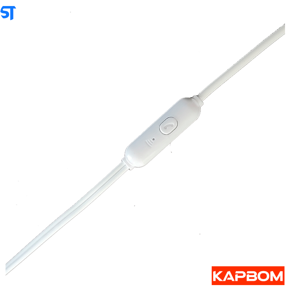 Fone De Ouvido Estéreo P2 3.5mm Branco Kapbom- KA-743