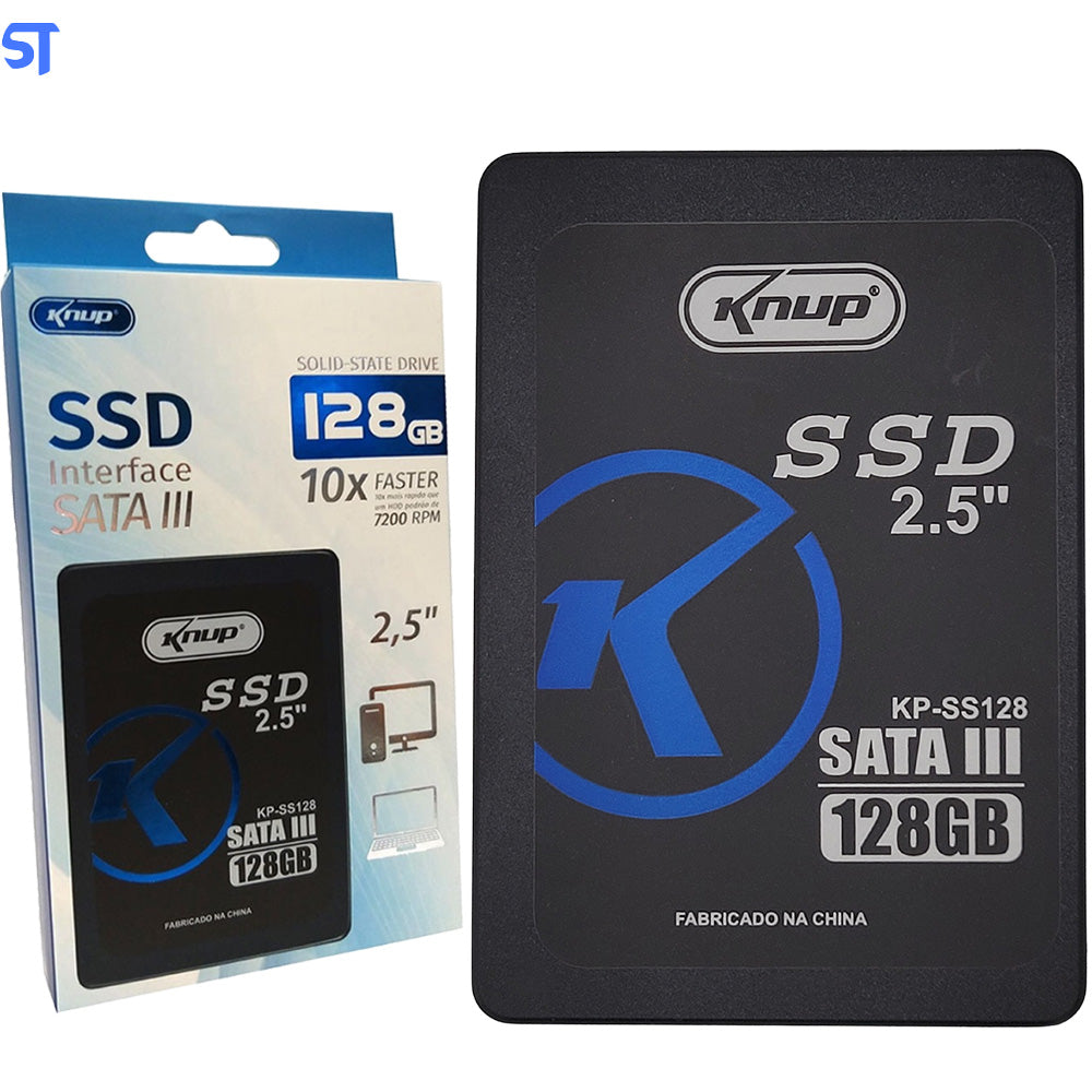 HD SSD Knup 128GB 2.5 Sata3 6Gb/s Ultra Velocidade - KP-SS128