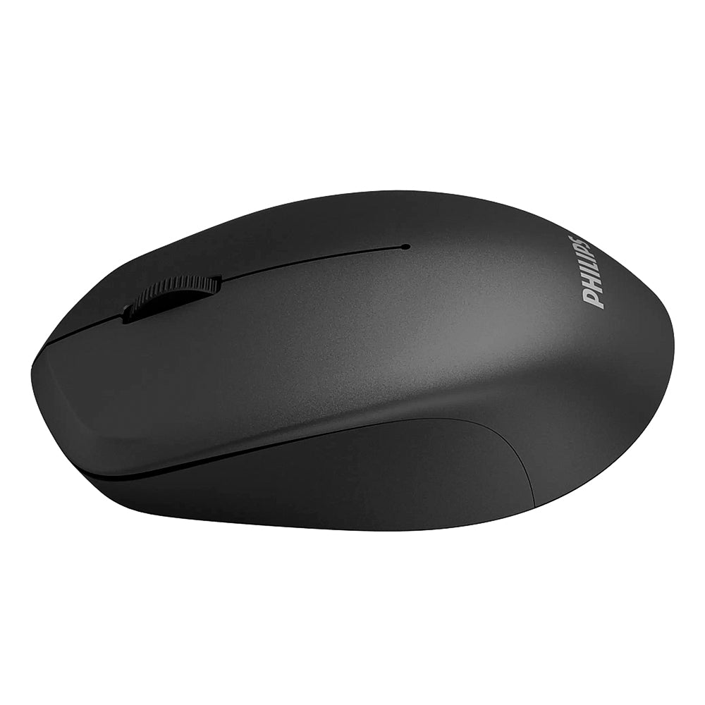 Mouse Sem Fio Tecnologia RF 2,4GHz Sensor Óptico 3 Botões de Função Philips Preto - SPK7344
