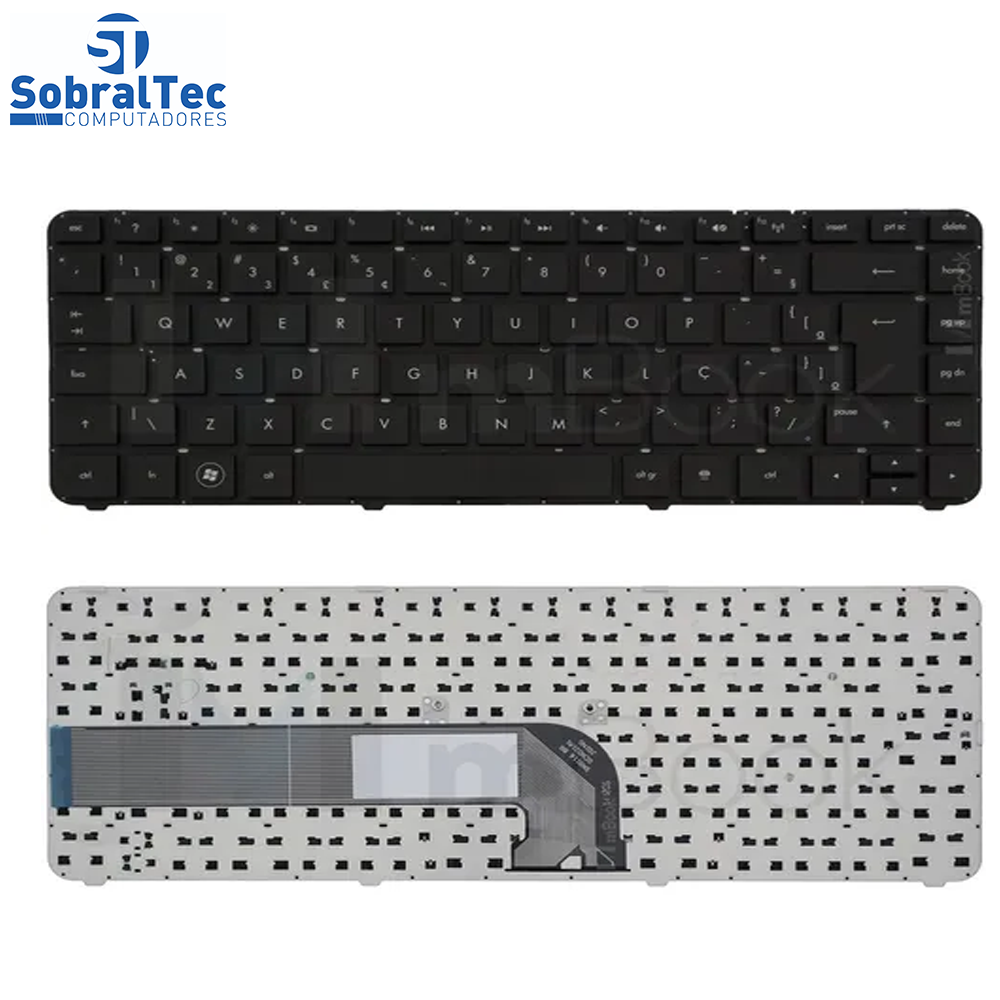 Teclado Notebook Compativel Com Hp Pavilion Dv4-3000 Dv4-4000 - Preto- Frame - Br